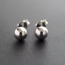 Ezüst Gömb Fülbevaló - 5mm