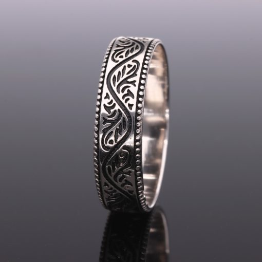 Fonat mintás Férfi Ezüst gyűrű 