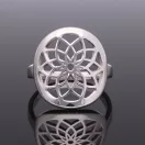 Mandala virág ezüst gyűrű Mandala virág ezüst gyűrű