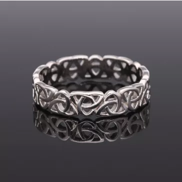 Triquetra ezüst gyűrű