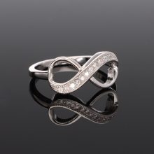 Végtelen Cirkónia köves Ezüst gyűrű 