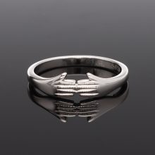 Ölelő kéz Ezüst gyűrű