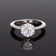 6 karmos Cirkónia Ezüst gyűrű 