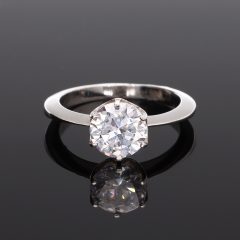 6 karmos Cirkónia Ezüst gyűrű 