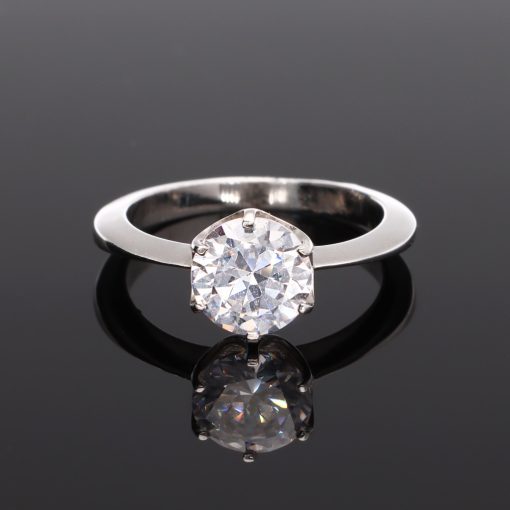 6 karmos Cirkónia Ezüst gyűrű 