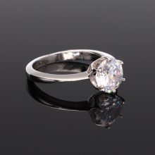 6 karmos Cirkónia Ezüst gyűrű 