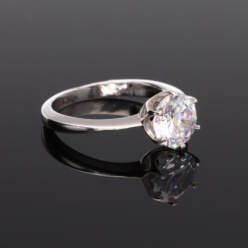 6 karmos Cirkónia Ezüst gyűrű 