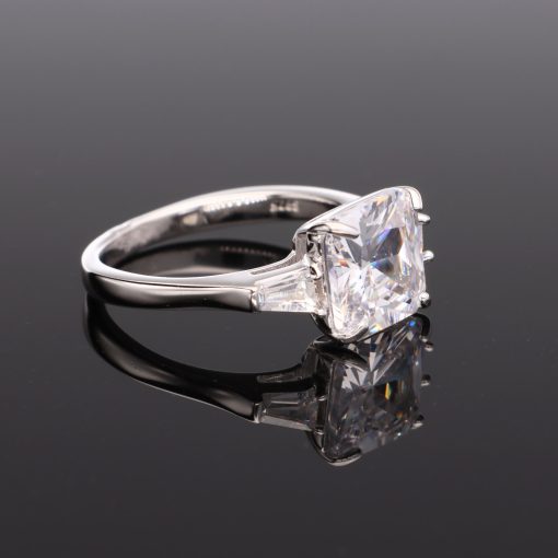 Szögletes Cirkónia Ezüst gyűrű 