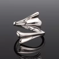 Sellő nyitott Ezüst gyűrű 