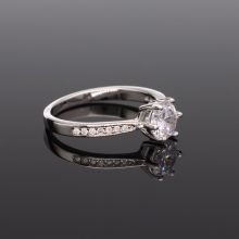  Hat karmos Cirkónia Ezüst gyűrű 