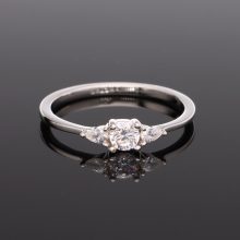  Vékony Cirkónia köves Ezüst gyűrű 