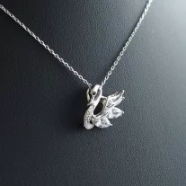 Dupla kör  medál nyakláncon