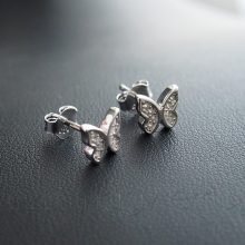 Pillangó cirkónia fülbevaló