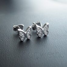 Pillangó cirkónia fülbevaló