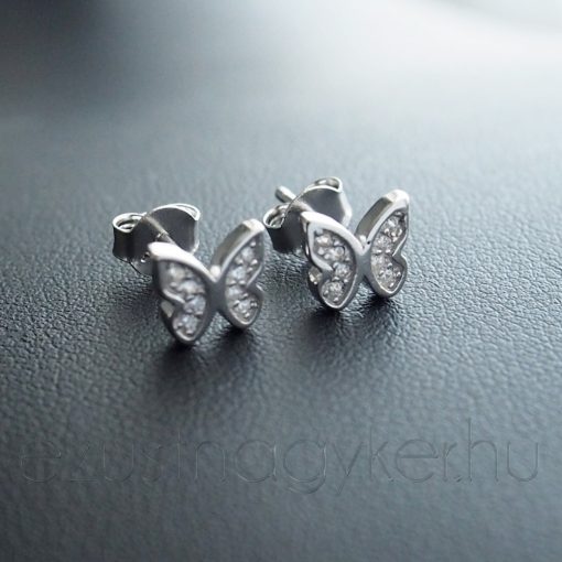 Pillangó cirkónia fülbevaló