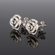 Cseresznye Ezüst fülbevaló