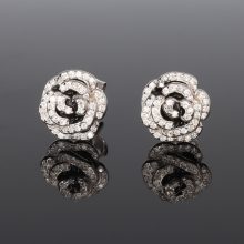 Cseresznye Ezüst fülbevaló