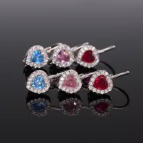 Szív baba fülbevaló