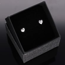 Szív Ezüst fülbevaló