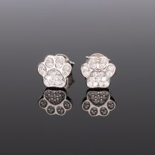 Bedugós Tappancs fülbevaló Cirkóniával