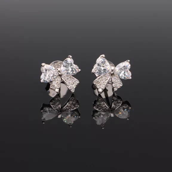 Masni ezüst fülbevaló