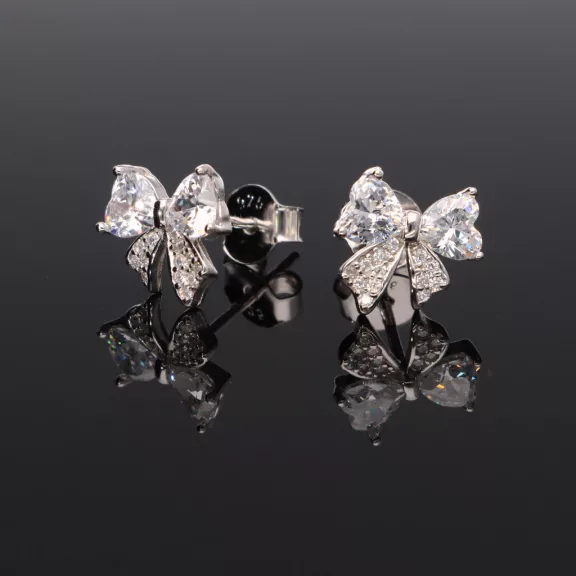 Masni ezüst fülbevaló