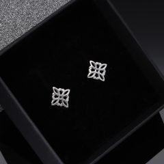 Kelta mintás ezüst fülbevaló