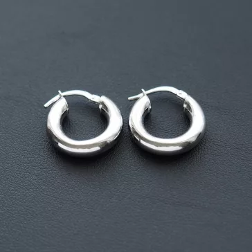 Kis méretű vastag sorompózáras fülbevaló