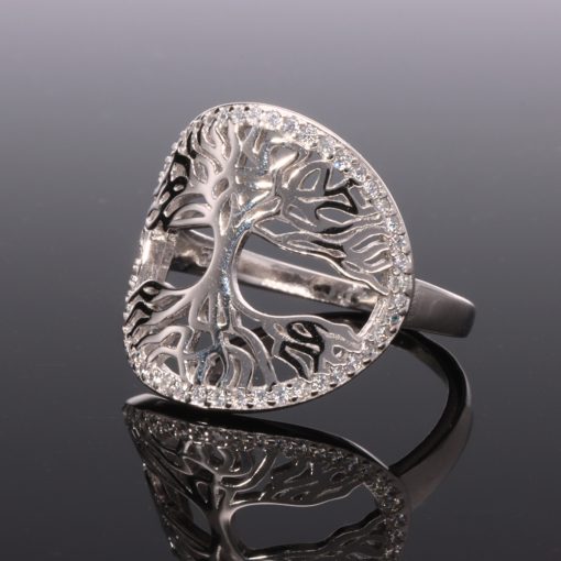 Homorú Életfa Ezüst gyűrű 