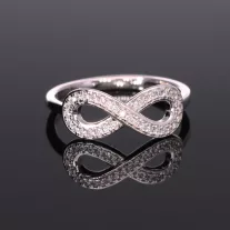 Végtelen Cirkónia köves gyűrű 