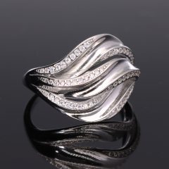 9 hullám ezüst gyűrű