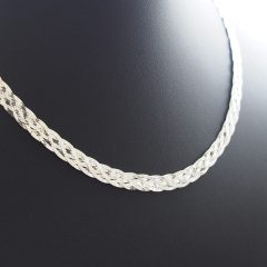 6 soros Fonott Ezüst Nyakék