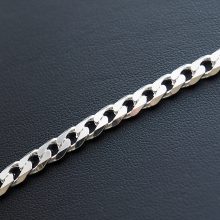 Heavy Pancer Ezüst Karlánc - Tömör 6x2,5 mm