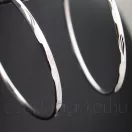 Karika fülbevaló 5,5 cm-es - vésett