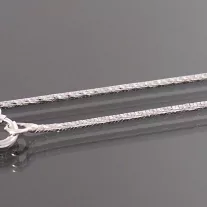 Ezüst Kígyólánc, sűrűn vésett, 0,8-1mm vastag