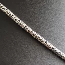 Antikolt Ezüst Férfi Királylánc - 3,2 mm vastag