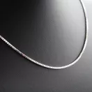 "Medium" Ezüst Kockalánc - 2 mm vastag, tömör "Medium" Ezüst Kockalánc - 2 mm vastag, tömör