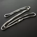 "Medium" Ezüst Kockalánc - 2 mm vastag, tömör "Medium" Ezüst Kockalánc - 2 mm vastag, tömör