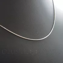 Vékony Ezüst Velencei Kockalánc - 1x1mm
