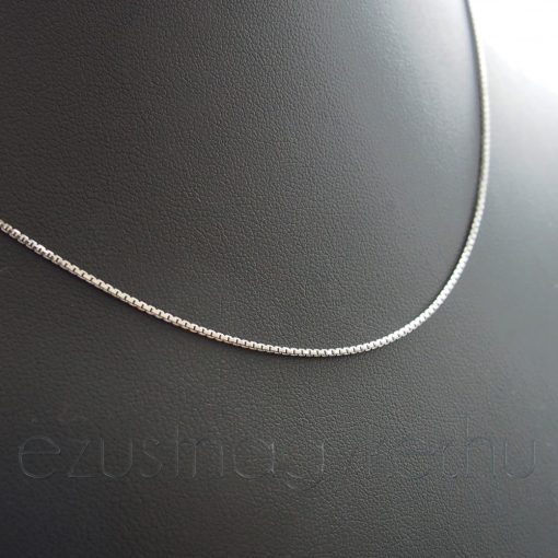 Vékony Ezüst Velencei Kockalánc - 1x1mm