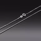 Vékony Ezüst Velencei Kockalánc - 1x1mm