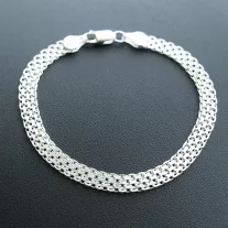 Bismarck Ezüst Karkötő