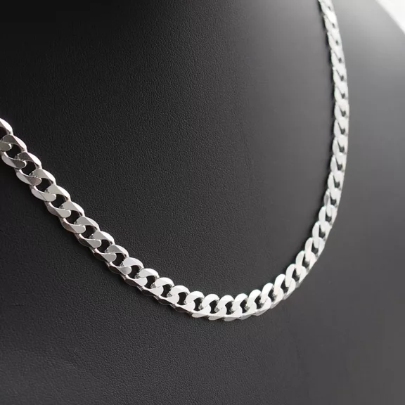 Vastag Tömör Pancer  Férfi  Ezüst nyaklánc