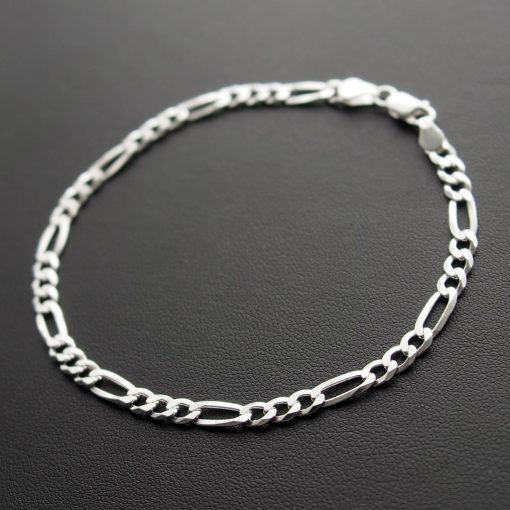 Széles cartier Ezüst Karkötő - 4 mm
