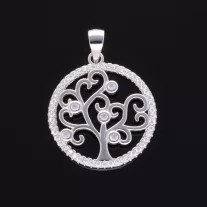 Körbe köves Életfa Medál
