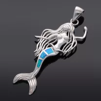 Opál köves Sellő medál