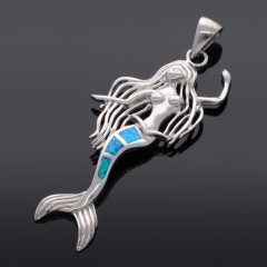 Opál köves Sellő medál