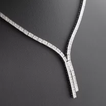   Négyzet cirkónia köves nyakék, karkötő, fülbevaló szett