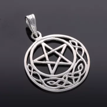 Hamsa Ezüst medál cirkónia kövekkel díszítve