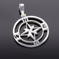 Hamsa Ezüst medál cirkónia kövekkel díszítve